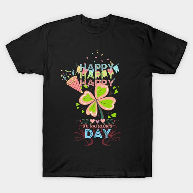 Happy St. Patrick's Day T-Shirt by NICHE&NICHE